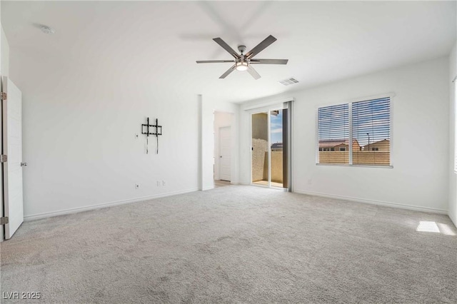 7124 Sayonara Vista St, North Las Vegas, NV 89084 - carpeted empty room with ceiling fan and a smoke detector