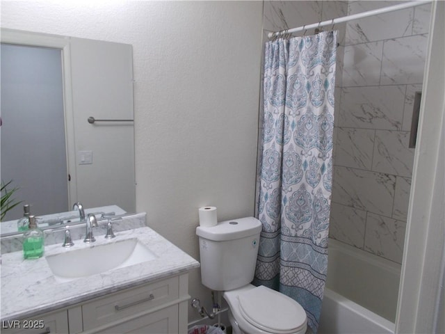 2211 Chipplegate Way N, Las Vegas, NV 89032 - bathroom featuring vanity and shower / bath combination with curtain