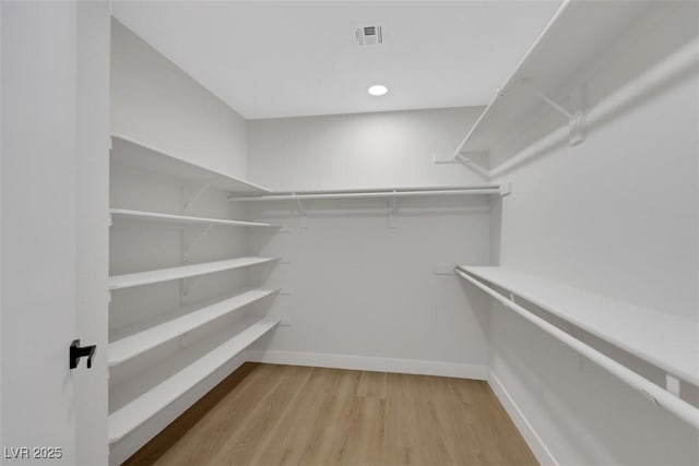 7701 Sea Cliff Way, Las Vegas, NV 89128 - walk in closet with light wood-style floors