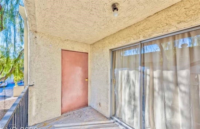 3221 Jericho St Unit D, Las Vegas, NV 89102 - entrance to property with stucco siding and a balcony