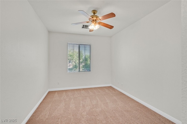 9044 Blue Raven Ave Unit R, Las Vegas, NV 89143 - unfurnished room with light carpet and ceiling fan
