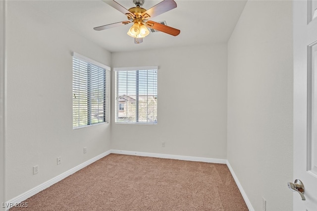 9044 Blue Raven Ave Unit R, Las Vegas, NV 89143 - unfurnished room with light carpet and ceiling fan