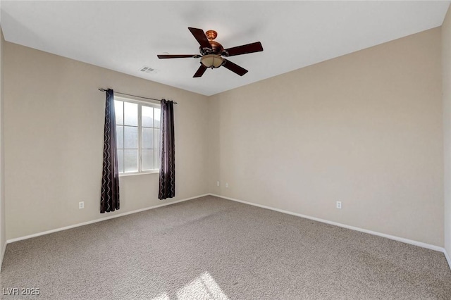 7856 Carysford Ave, Las Vegas, NV 89178 - spare room with ceiling fan and carpet