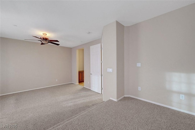 7856 Carysford Ave, Las Vegas, NV 89178 - spare room featuring a ceiling fan and light carpet