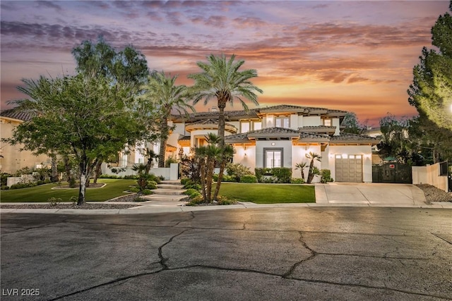 764 Ricota Ct, Henderson, NV 89012 - mediterranean / spanish home with driveway, stucco siding, and a garage