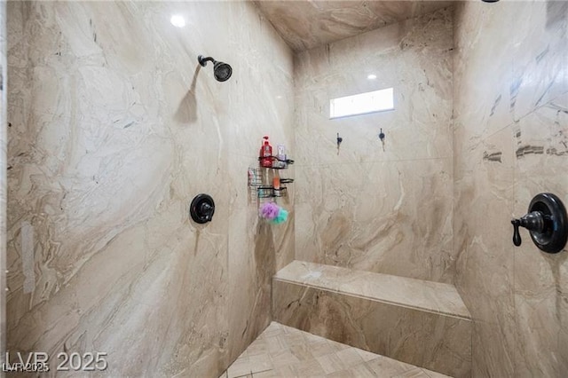 764 Ricota Ct, Henderson, NV 89012 - bathroom featuring a tile shower