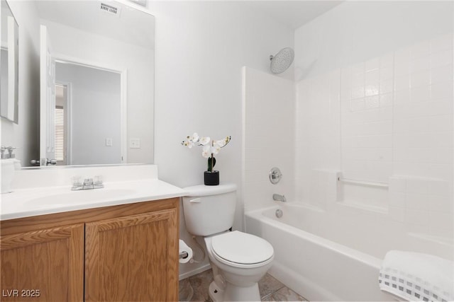 908 Shining Rose Pl, Henderson, NV 89052 - bathroom with vanity and washtub / shower combination