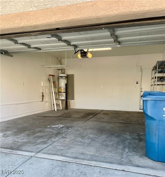908 Shining Rose Pl, Henderson, NV 89052 - garage with a garage door opener and water heater