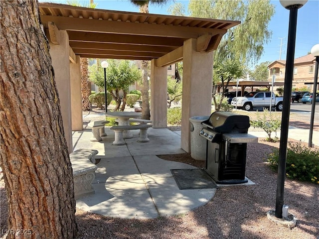 5751 E Hacienda Ave Unit 226, Las Vegas, NV 89122 - view of patio / terrace with grilling area