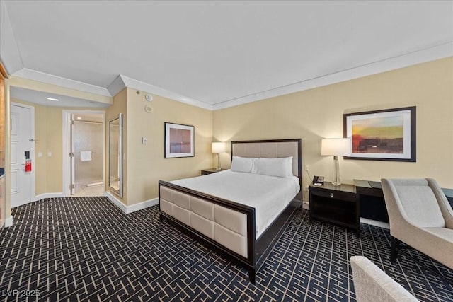 2000 N Fashion Show Dr Unit 3000, Las Vegas, NV 89109 - bedroom featuring ornamental molding and baseboards