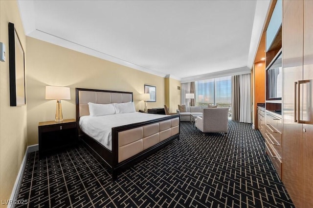 2000 N Fashion Show Dr Unit 3000, Las Vegas, NV 89109 - bedroom featuring ornamental molding and baseboards