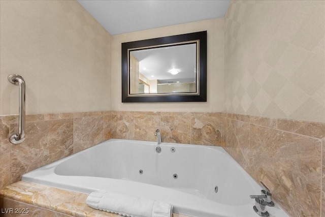 2000 N Fashion Show Dr Unit 3000, Las Vegas, NV 89109 - full bathroom featuring a tub with jets