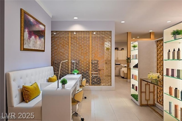 2000 N Fashion Show Dr Unit 3000, Las Vegas, NV 89109 - interior space featuring recessed lighting and light tile patterned floors