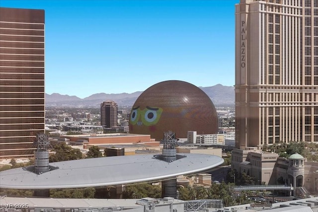2000 N Fashion Show Dr Unit 3000, Las Vegas, NV 89109 - view of patio / terrace with a mountain view and a view of city