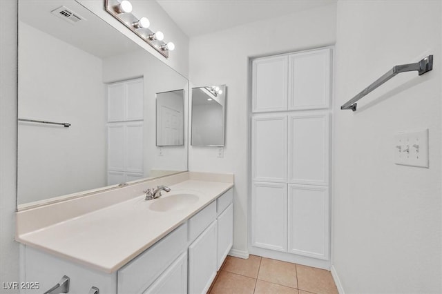 4708 Cohiba Way N, Las Vegas, NV 89031 - bathroom featuring vanity and tile patterned flooring