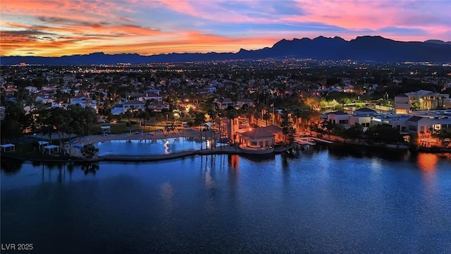 7837 Sea Rock Rd, Las Vegas, NV 89128 - water view with mountains