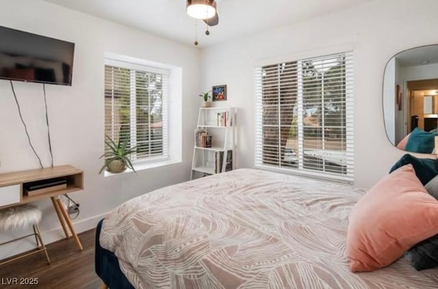 2200 S Fort Apache Rd Unit 2217, Las Vegas, NV 89117 - bedroom with wood finished floors and baseboards