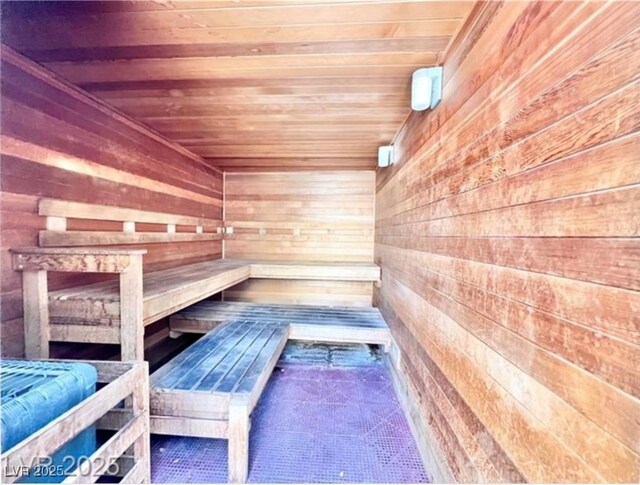 8070 W Russell Rd Unit 1046, Las Vegas, NV 89113 - sauna featuring wood ceiling and wooden walls