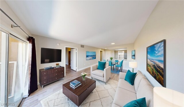 8070 W Russell Rd Unit 1046, Las Vegas, NV 89113 - living area featuring light wood-style flooring and recessed lighting