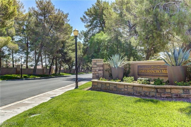 7889 Rancho Mirage Dr, Las Vegas, NV 89113 - view of community sign