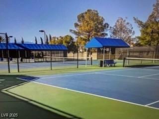 7889 Rancho Mirage Dr, Las Vegas, NV 89113 - view of tennis court with community basketball court