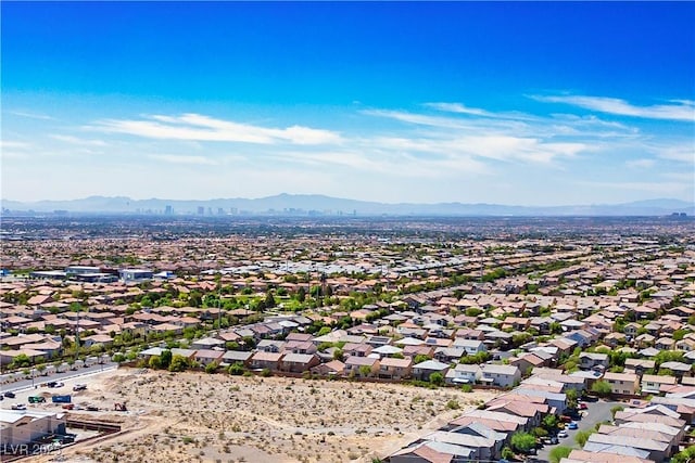 7990 Formitch Ct, Las Vegas, NV 89166 - aerial view of residential area featuring mountains