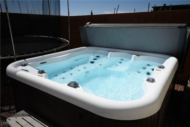 7990 Formitch Ct, Las Vegas, NV 89166 - exterior view of a hot tub