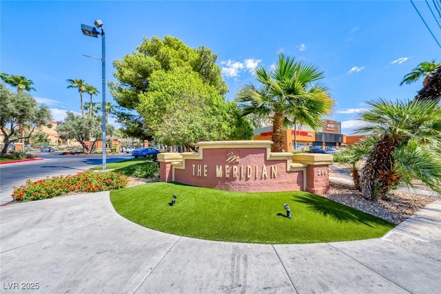 230 E Flamingo Rd Unit 229, Las Vegas, NV 89169 - community / neighborhood sign featuring a yard