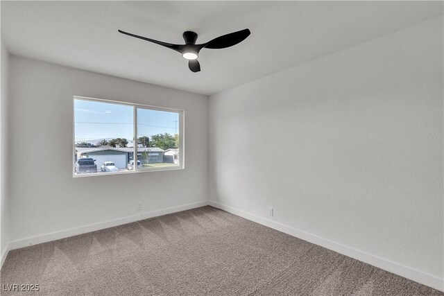 5617 Reiter Ave, Las Vegas, NV 89108 - carpeted empty room with a ceiling fan and baseboards