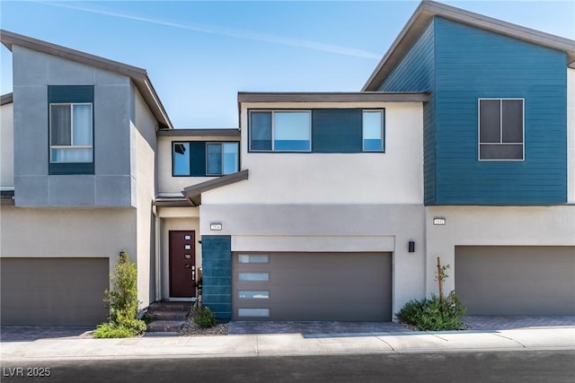 2530 Catallo St, Henderson, NV 89044 - contemporary home with a garage and stucco siding