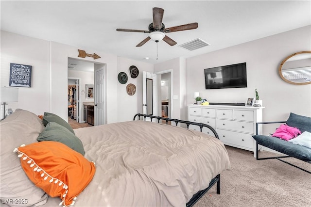 4332 Stardusk Falls Ave, North Las Vegas, NV 89084 - bedroom featuring carpet floors and a ceiling fan