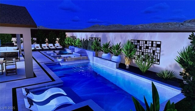 8575 Nicholas James Ave, Las Vegas, NV 89143 - view of pool featuring a patio