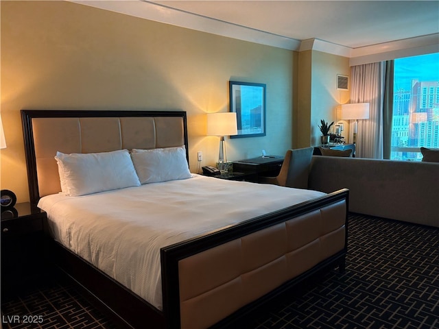 2000 N Fashion Show Dr Unit 2627, Las Vegas, NV 89109 - bedroom featuring brick patterned floors
