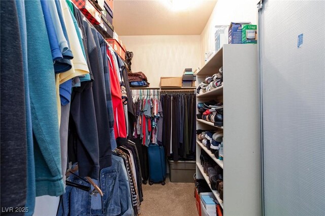 7816 Glowing Peak St, Las Vegas, NV 89131 - spacious closet featuring carpet flooring