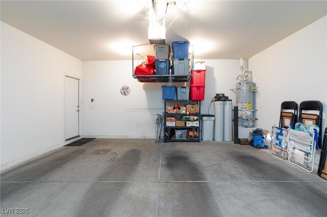 7816 Glowing Peak St, Las Vegas, NV 89131 - garage featuring secured water heater