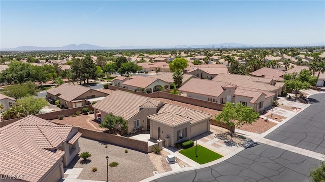 7816 Glowing Peak St, Las Vegas, NV 89131 - aerial perspective of suburban area featuring a mountainous background