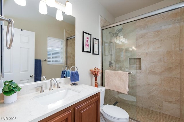 7816 Glowing Peak St, Las Vegas, NV 89131 - full bath featuring vanity and a stall shower