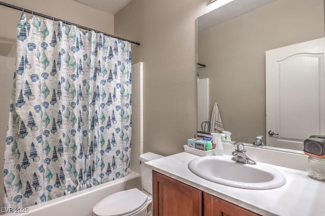 4016 Gaster Ave, North Las Vegas, NV 89081 - full bathroom with vanity and shower / tub combo with curtain