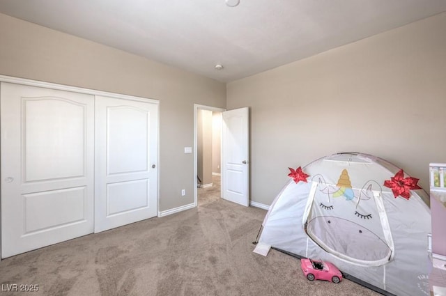 4016 Gaster Ave, North Las Vegas, NV 89081 - carpeted bedroom with baseboards and a closet