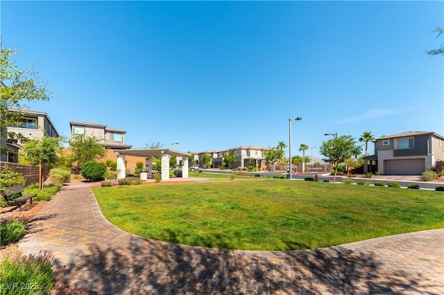 10711 Silver Pond Ave, Las Vegas, NV 89135 - view of home's community featuring a lawn and a residential view