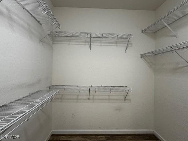 2704 Willow Wren Dr, North Las Vegas, NV 89084 - spacious closet featuring dark wood-type flooring