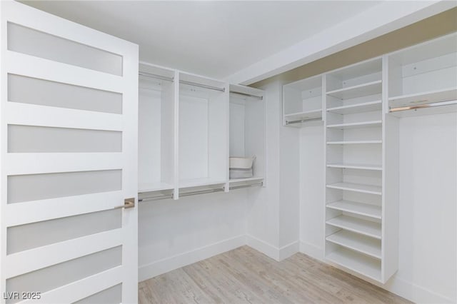 4778 Knotty Pine Way, Las Vegas, NV 89124 - walk in closet featuring light wood finished floors