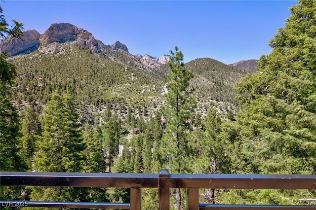 4778 Knotty Pine Way, Las Vegas, NV 89124 - mountain view featuring a forest
