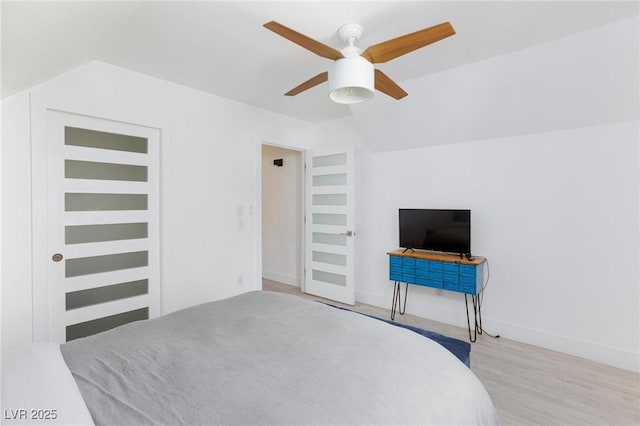 4778 Knotty Pine Way, Las Vegas, NV 89124 - bedroom featuring wood finished floors and ceiling fan