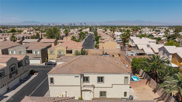 6170 E Sahara Ave Unit 1076, Las Vegas, NV 89142 - aerial perspective of suburban area with a mountainous background