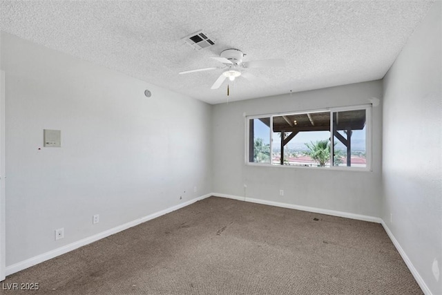 1385 Morning Sun Way, Las Vegas, NV 89110 - carpeted spare room with a ceiling fan and a textured ceiling