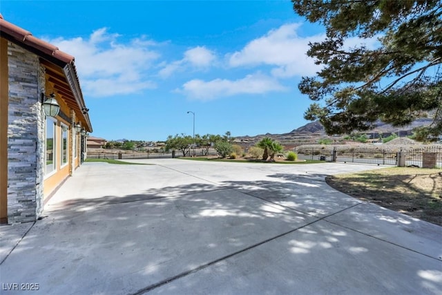 1385 Morning Sun Way, Las Vegas, NV 89110 - view of patio featuring a mountain view