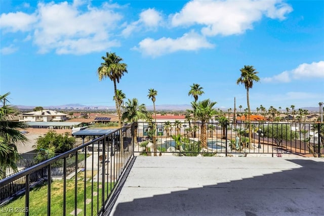 1385 Morning Sun Way, Las Vegas, NV 89110 - balcony with a residential view and a mountain view