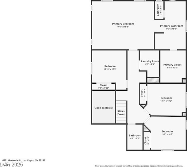6591 Gertrude Ct, Las Vegas, NV 89141 - view of room layout