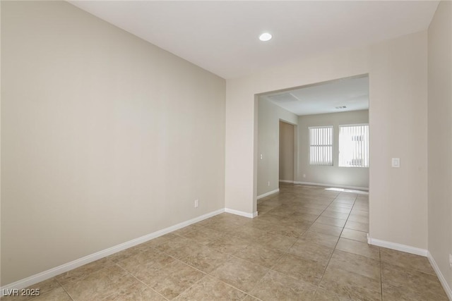 6591 Gertrude Ct, Las Vegas, NV 89141 - unfurnished room featuring light tile patterned floors and recessed lighting
